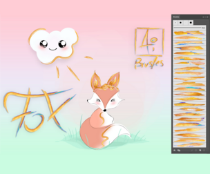 Fox Illustrator Brushes