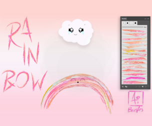 Rainbow Illustrator Brushes
