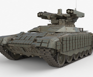 Tank Terminator BMPT 72 War 3D model