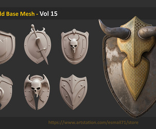 30 Shield Base Mesh - Vol 15
