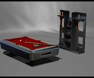 Pool table 3D Model  File STL - OBJ