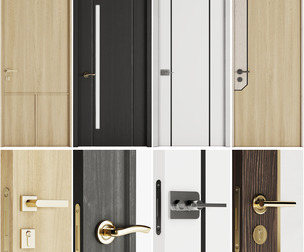 Set Modern Door 04