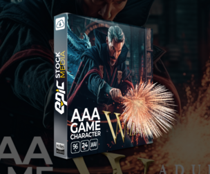 AAA Game Character Adult Wizard