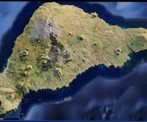 Easter island 3d model terrain