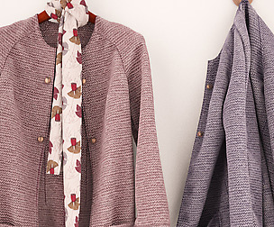 jacket on a hanger and on a hook