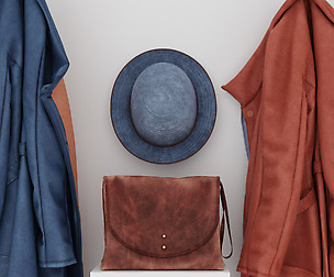 coats hat and handbag