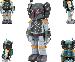 Kaws Mandalorian Fan Art Toy for 3d Print