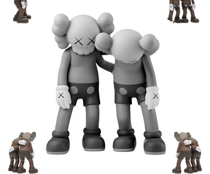 Kaws Along the Way Fan Art Toy for 3d Print