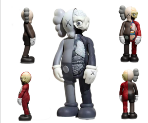 Kaws Flayed Open Fan Art Toy for 3d Print