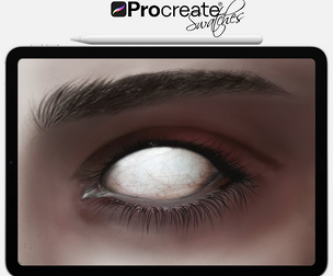Horror Eyes & Skin Swatches for Procreate