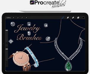 Jewelry Brushes for Procreate