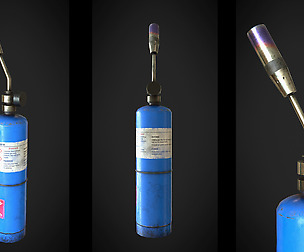 Hand held propane torch