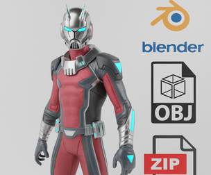Ant Man Textured Model