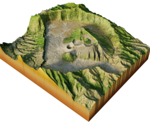 Mount Bromo 3d model