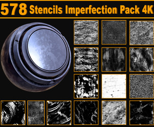 578 Stencils Imperfection Pack 4K