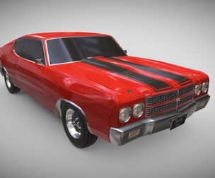 Chevrolet Chevelle SS 1970 3D Model
