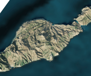 Santa Catalina Island 3d model