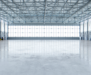 Airplane Hangar Interior 4
