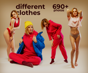 690+ Different Clothes - Female Poses