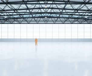 Airplane Hangar Interior 7