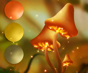 Autumn Cartoon Assets for Photoshop