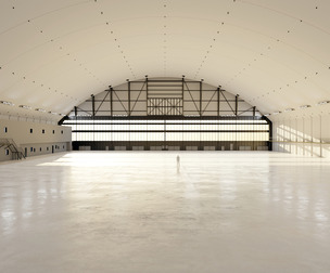 Airplane Hangar Interior 10