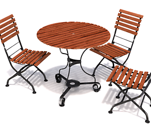 Garden furniture set