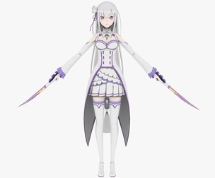 Emilia - Re Zero kara Hajimeru Isekai