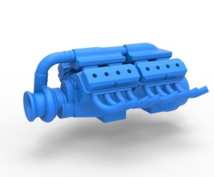 Engine 2 V8 Version 5 Scale 1:25