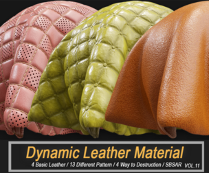 Dynamic Leather Material (SBSAR) Vol.11