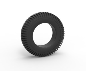 Military tire 9 Scale 1:25