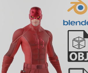 Daredevil Textured Rigged