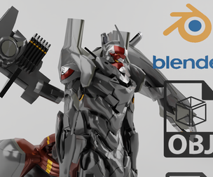 Evangelion EVA Unit 02 Type Allegorica Textured
