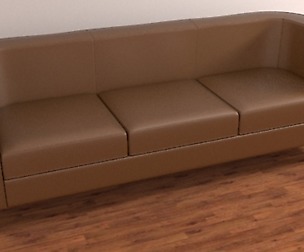 Leather sofa