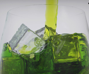 Realistic Juice In Glass