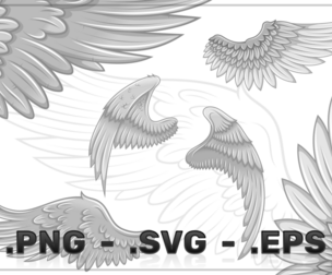 Angel Wings Vector Design