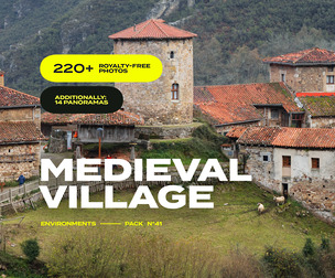 EP41 / Medieval Village — photo reference pack