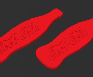 Coca-Cola Coke Cool Soda Pop Bottle Keychain