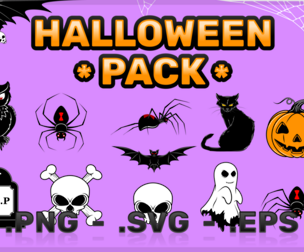 Halloween Day Characteristic Element Vector Design