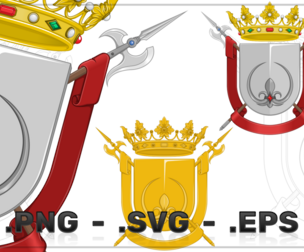Vector Design Of Medieval Coat Of Arms