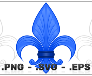 Vector Design Of The Fleur De Lis