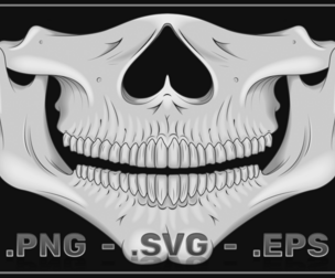 Skull Bandana Vector Design