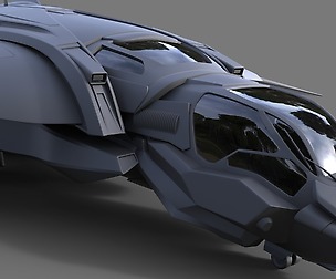 The Quinjet - High poly