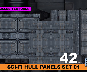 Sci-fi Hull Panels Set 01