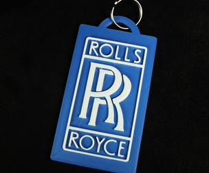 Rolls Royce Keychain Car Emblem Logo