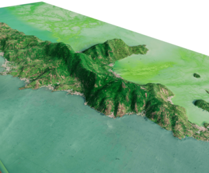 Talim island full 3d terrain