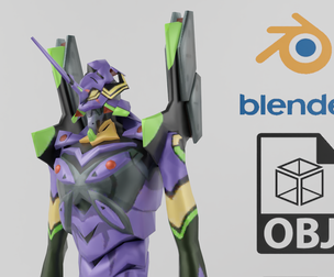Evangelion EVA Unit 13 Textured Model