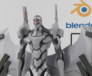 Evangelion EVA Unit Euro Textured Model