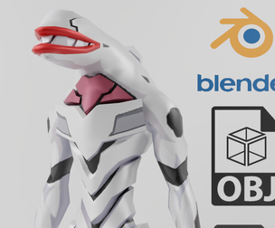 Evangelion EVA Unit Mass Textured Model