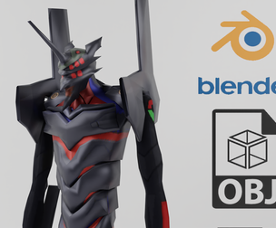 Evangelion EVA Unit MK 09 2 Textured Model